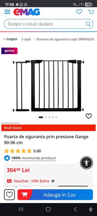 Poarta de siguranta copii
