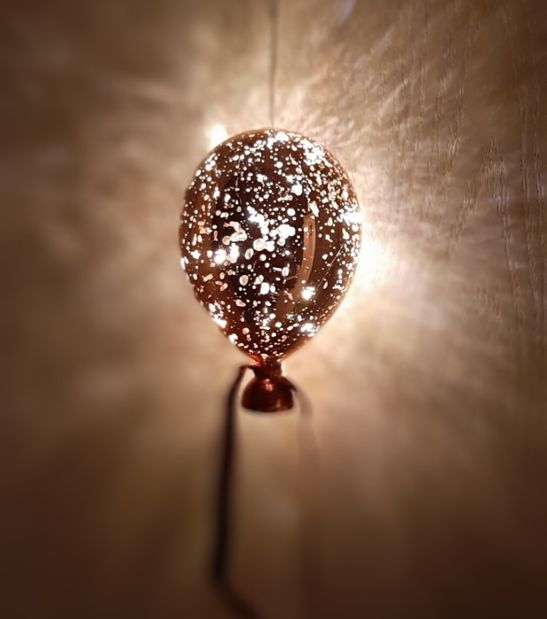Стъклен балон с вградено ЛЕД осветление