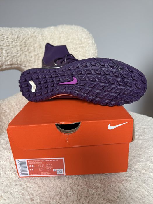 Ghete Noi sintetic Nike Zoom Mercurial Superfly 10 Academy K Mbappé