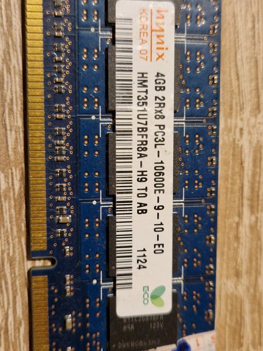 Kit 8 gb (2x4) ddr3 pc3L