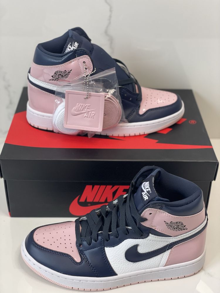 Air Jordan 1 Retro Atmosphere High OG Pink Laser Obsidian NRG White
