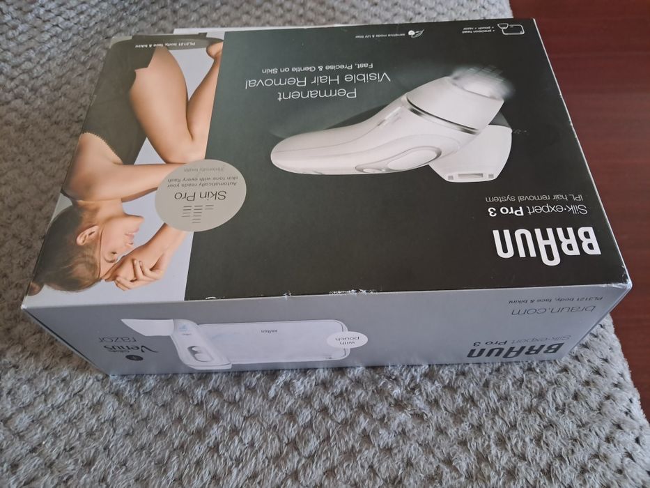 Epilator NOU Garantie 2 ani, IPL Braun Silk-expert PRO 3 PL3121