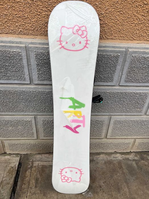 placa noua snowboard hello kitty L125
