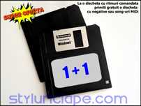 Dischete Floppy cu ritmuri pentru orga - KORG, Yamaha, Roland, Casio