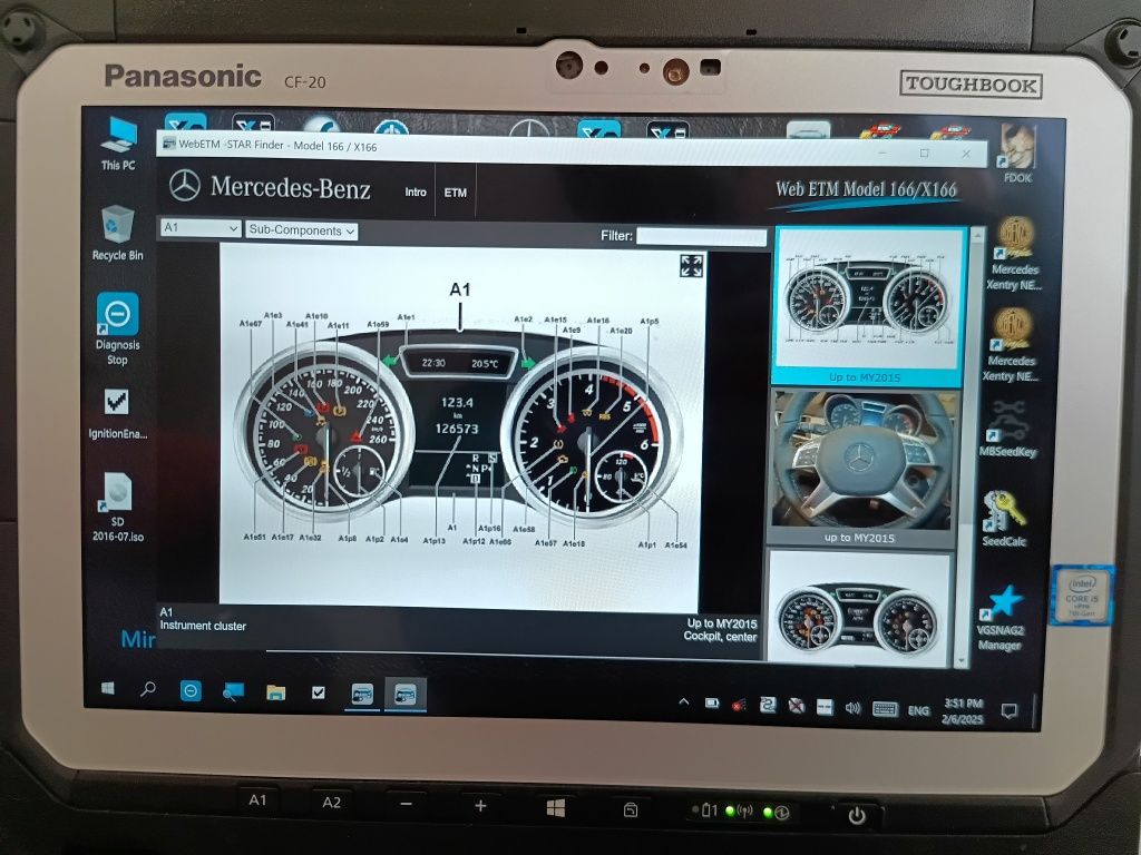 Лаптоп Таблет за диагностика Panasonic CF 20.