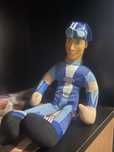 Jucărie de pluș vorbitoare Sportacus Lazy Town Orășelul Leneș rară