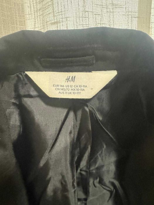 Sacou negru h&m marime 146