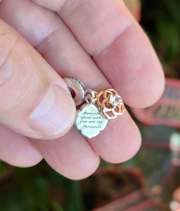 Pandora Талисман висулка Красива като роза, Пандора висулка