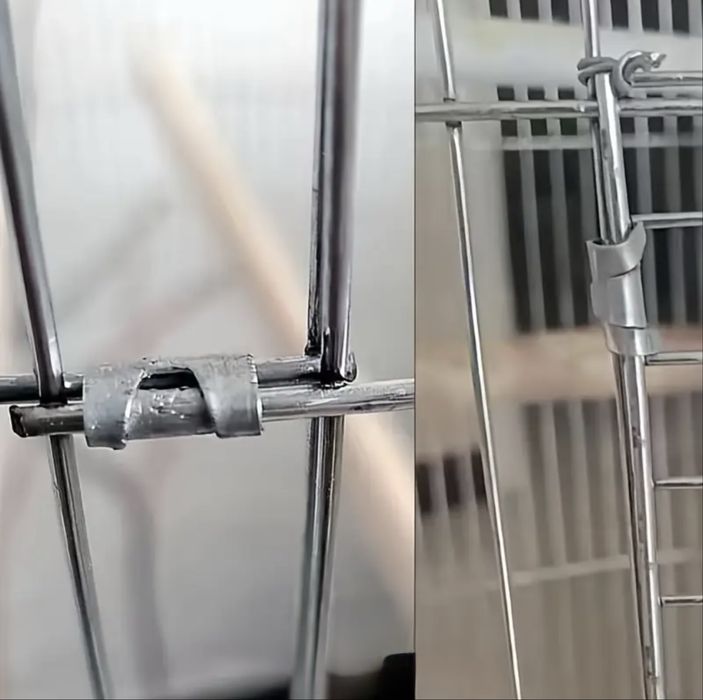 Set clește cu inele și capse pentru cuști din sârmă – 800 bucăți