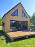 Cabana tip A Frame si casa din structura de lemn de vanzare 20 mp