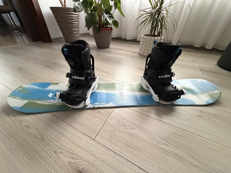 Placa snowboard K2 LIL MINI+Legaturi Salomon+Boots K2