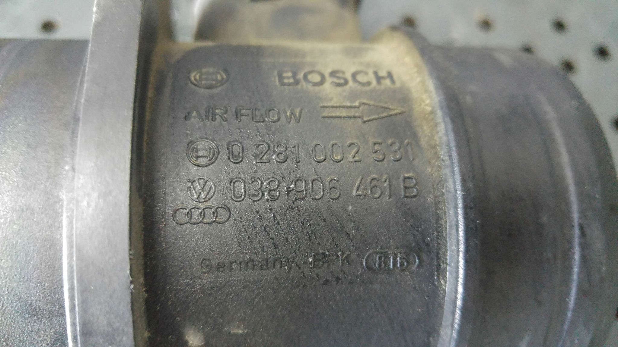 Debitmetru aer 1.9 tdi seat altea 5p1 0281002531 038906461b