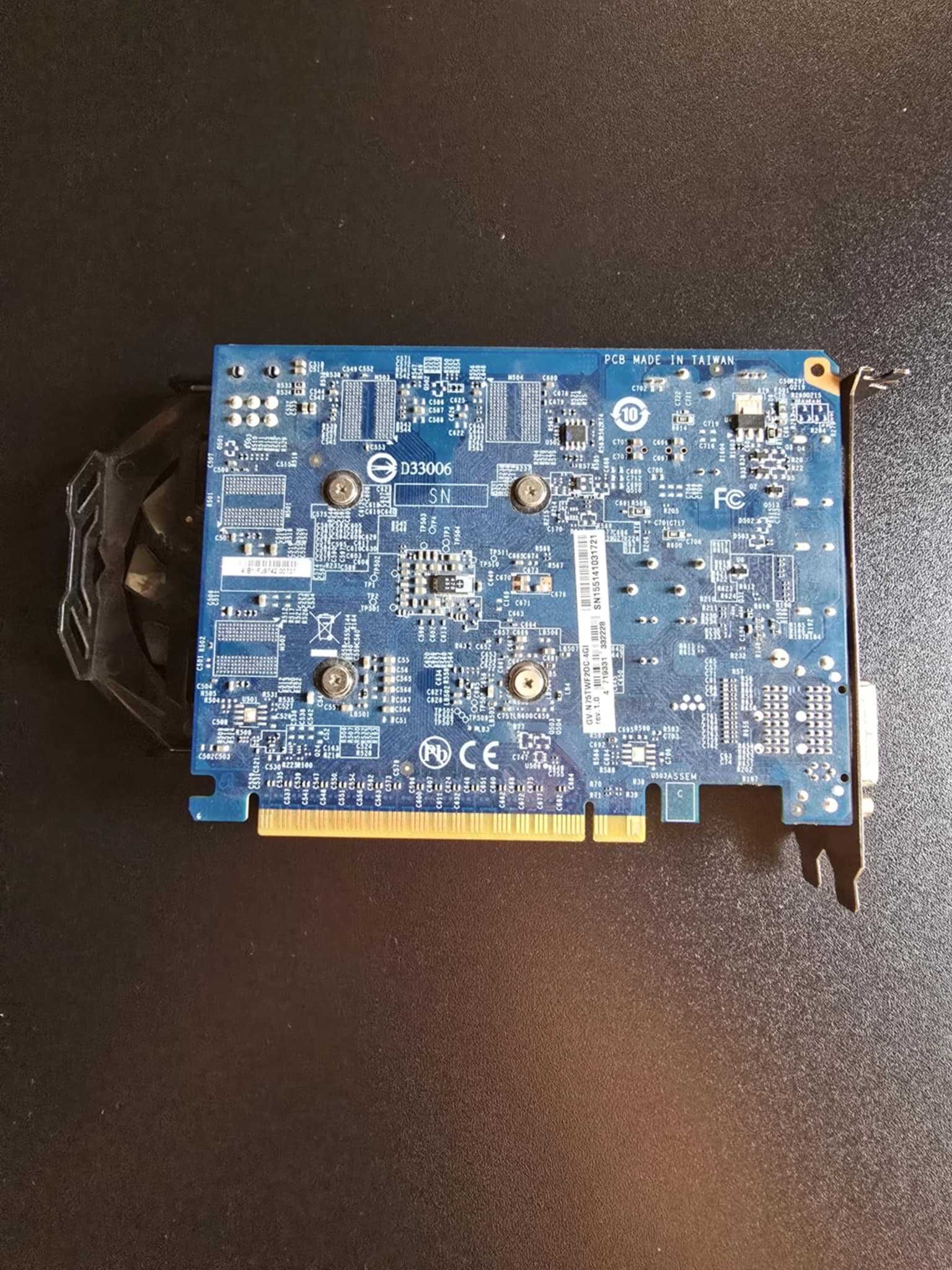 NVIDIA Gigabyte GeForce GTX 750 Ti 4gb
