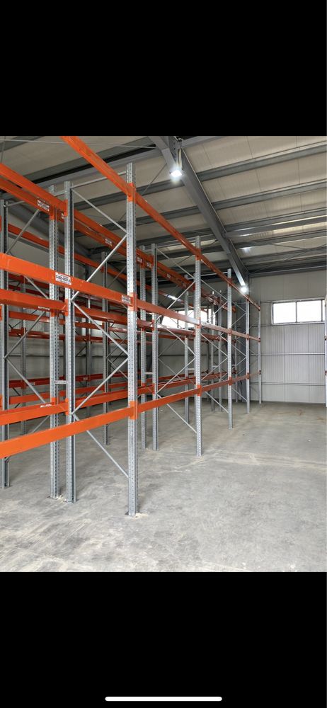 Rafturi metalice industriale pentru paleti montaj gratis