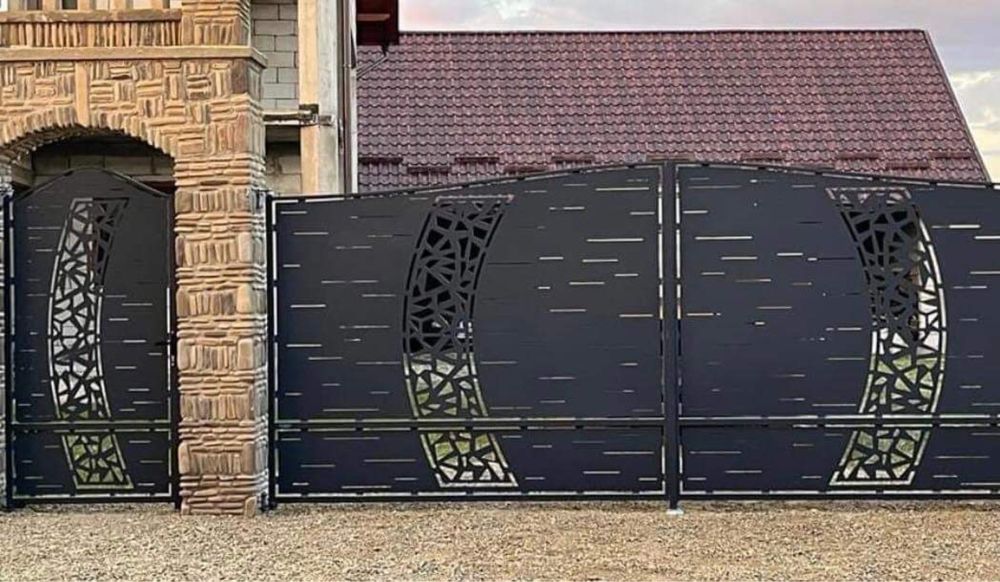 Porti și garduri tabla decupată traforate
