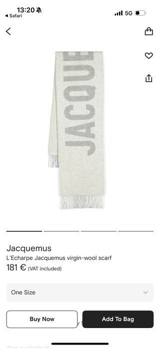 Оригинален шал Jacquemus