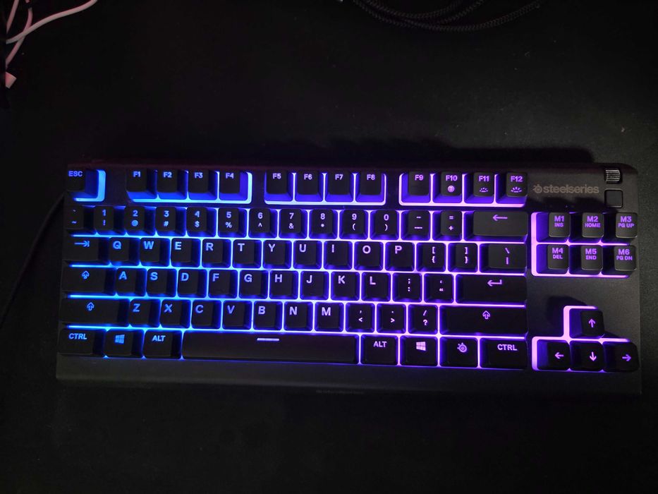 Tastatura gaming SteelSeries Apex 3 TKL RGB, Iluminare RGB, Layout US