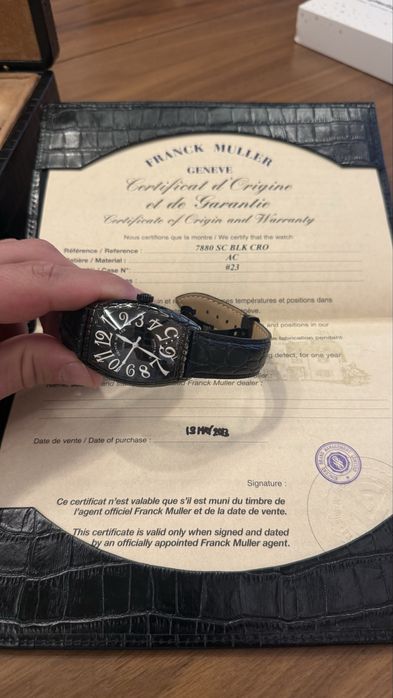 Vand Franck Muller 7880 Casablanca | Full Set | Nu Rolex Breitling