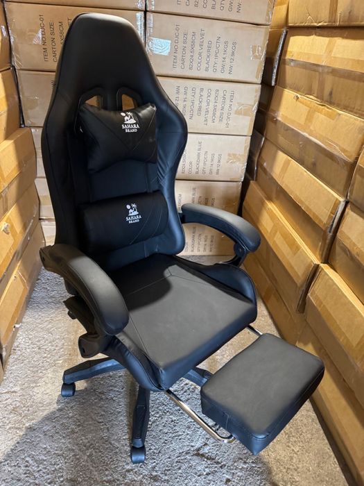 Scaun Gaming Negru piele ecologica-NOU