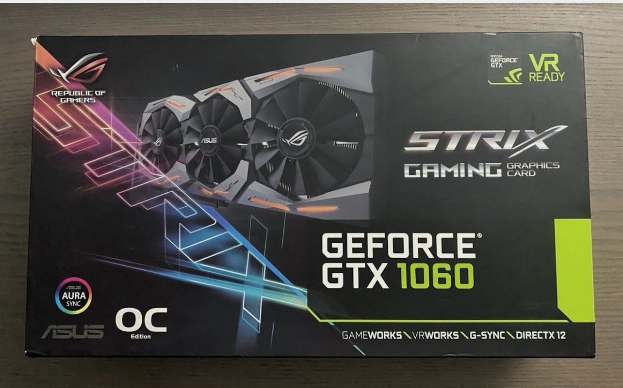 ASUS ROG Strix GeForce GTX 1060 6GB OC GDDR5