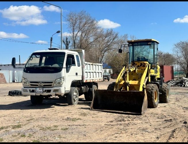 Погрузчик и самосвал 5тн