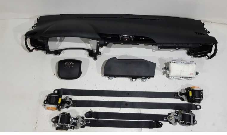 Toyota Hilux - kit airbag - plansa de bord - set centuri de siguranta