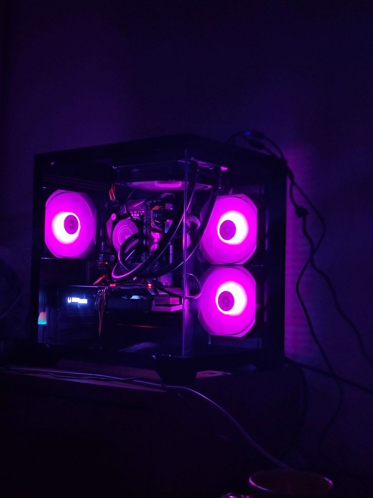 I9 9900k rtx 3060 ti  игровой ПК в мини корпусе