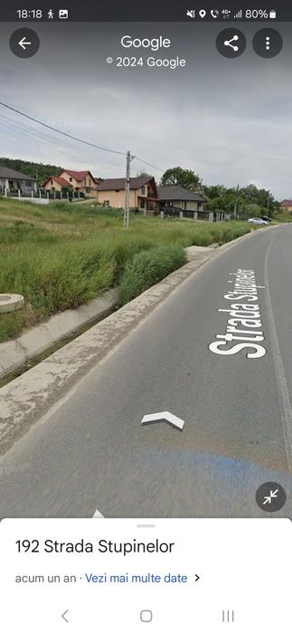 Teren Tomesti  intravilan 1000mp,gaz,apa,canal,asfalt,business