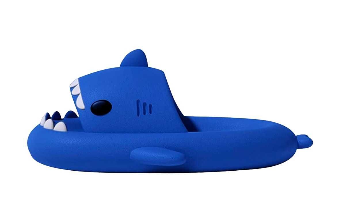 Papuci pentru copii fetite si baietei, Baby Shark, albastru