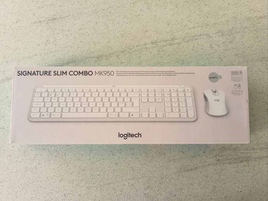 Клавиатура Logitech MK 950 WHITE НОВА с Гаранция 2год.