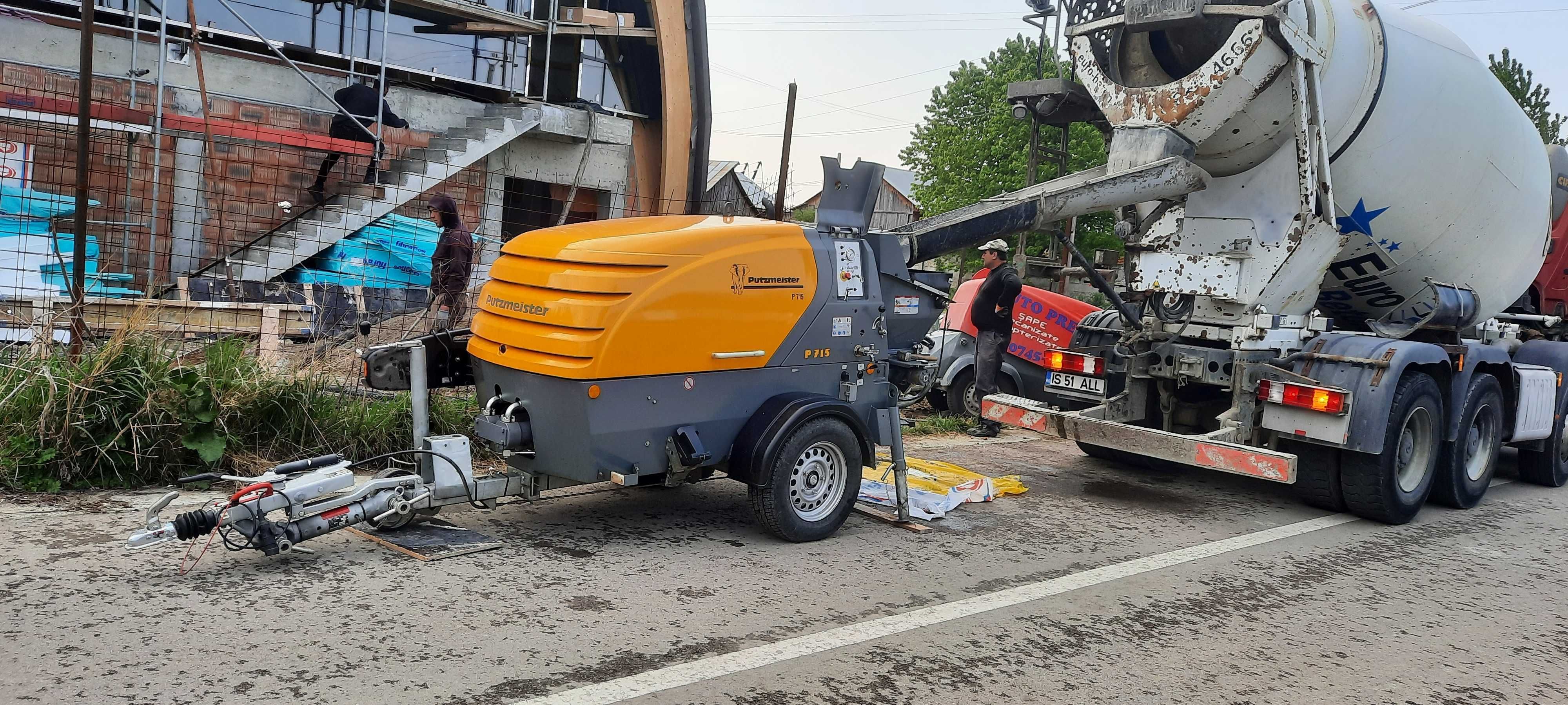 Pompa   de   beton   stationara