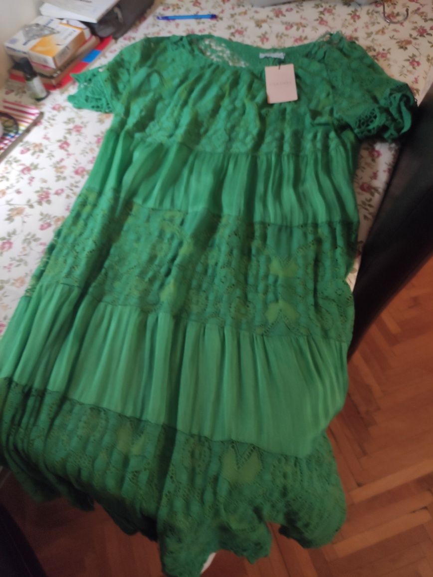 Rochie femei,culoare verde,noua