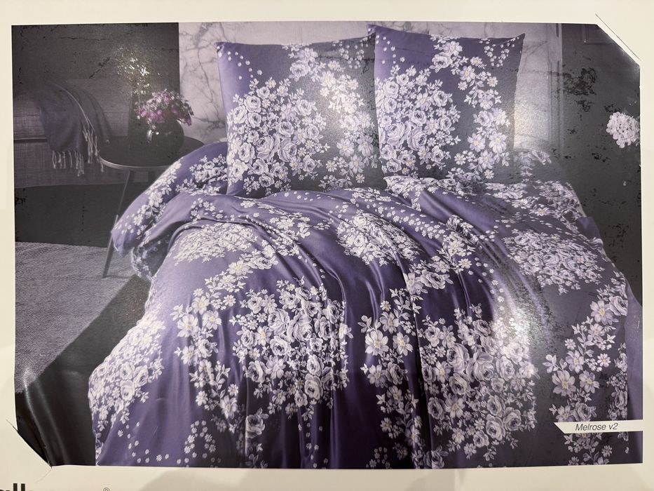 Set lenjerie pat, 135x200, bumbac satinat