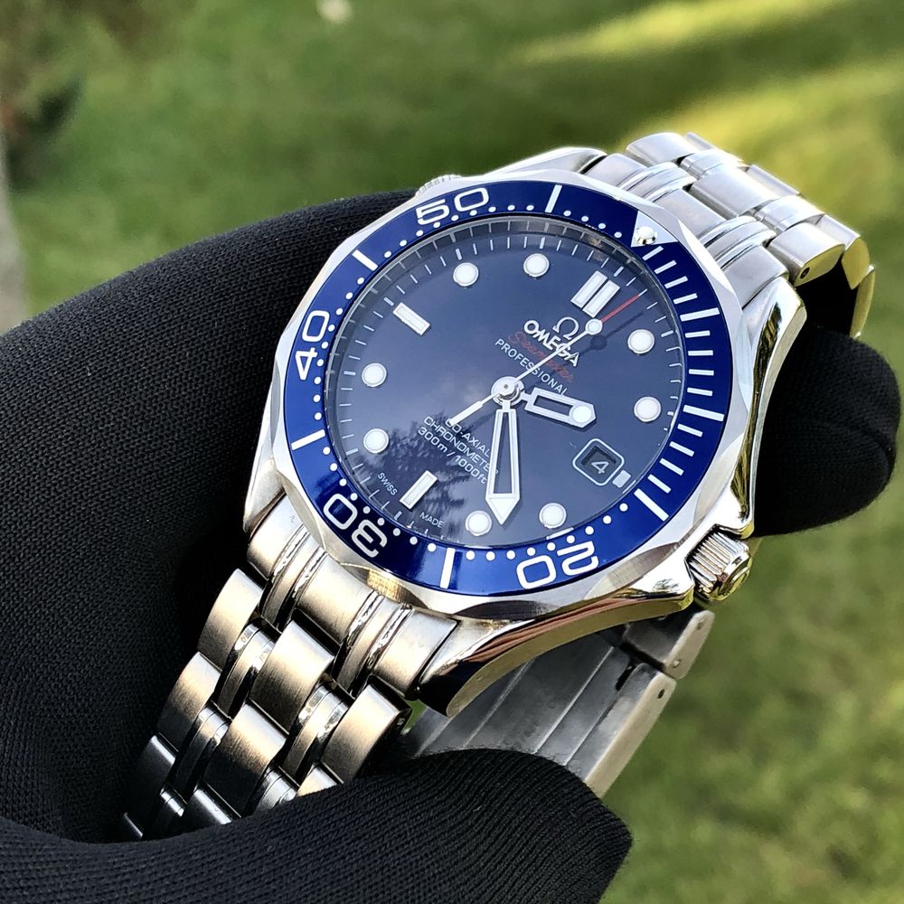 Omega Seamaster blue dial