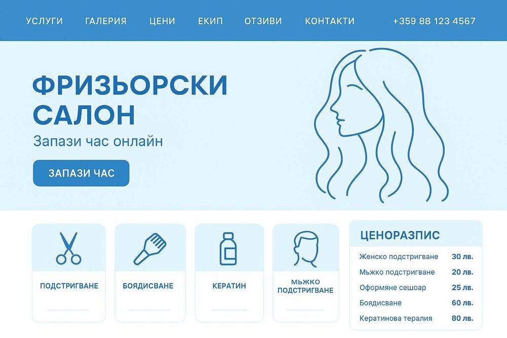 Изработка на евтин сайт и пълна поддръжка