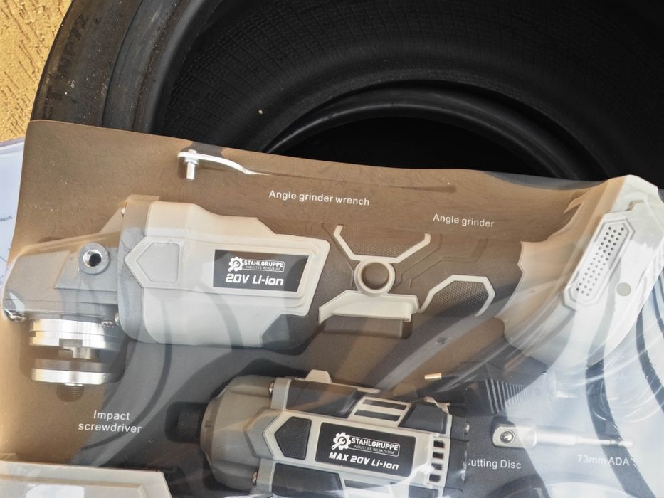 Set de scule electrice StahlGruppe cu 4 mașini