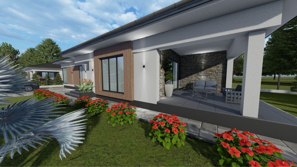 Casa parter la rosu , Satu Nou de Jos