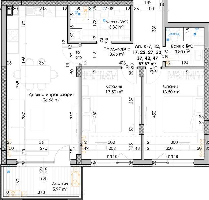 Продава се Тристаен апартамент в Пловдив, Южен - 107 кв.м за 610 €/кв.м - Снимка #8