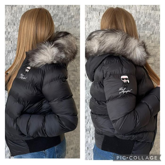 Дамски якета с естествен косъм на качулката.