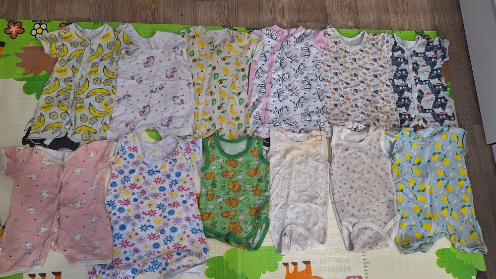 С рождения до года вещи детские