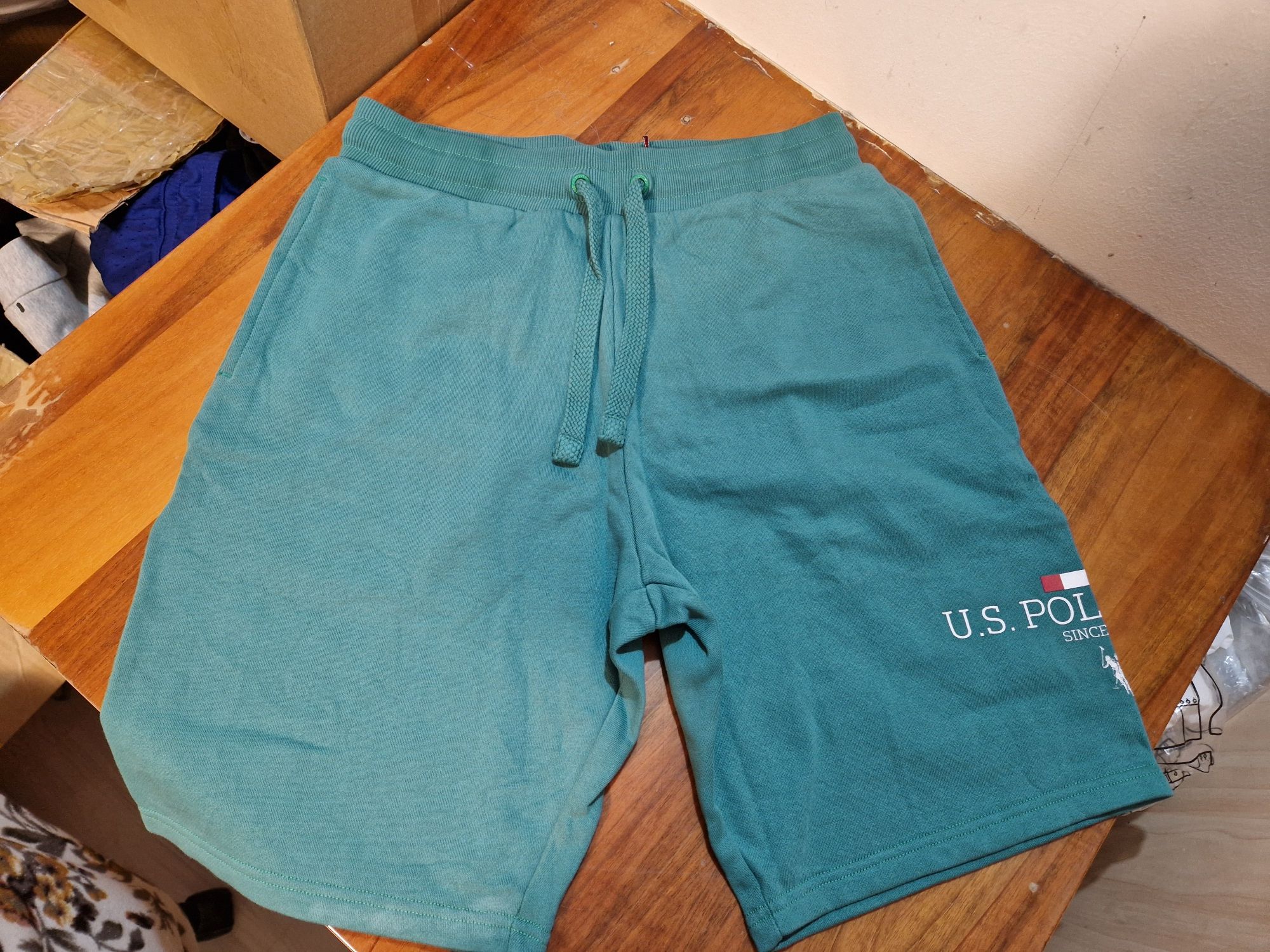 Pantaloni scurti US Polo Assn, originali, noi, tip casual M