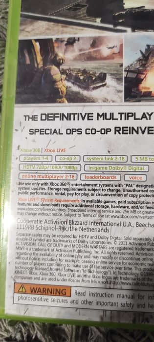 Transport 16lei/joc Call of Duty Modern Warfare 3 Xbox360/Xbox One