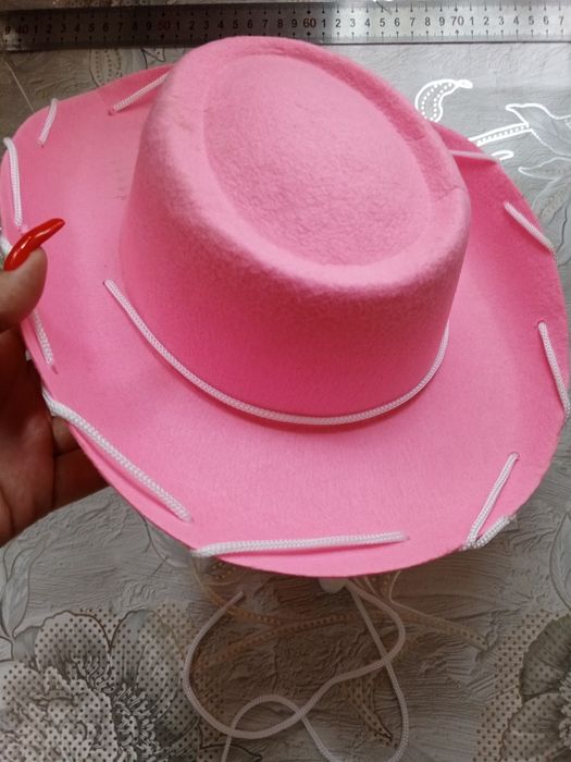 Шляпа ковбойская, детская, красная, розовая, коричневая в наличии