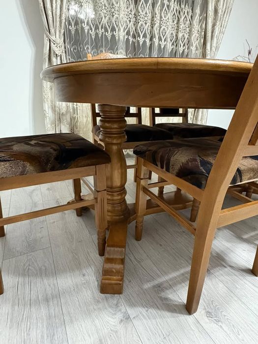 Masa extensibila lemn masiv BLACK FRIDAY