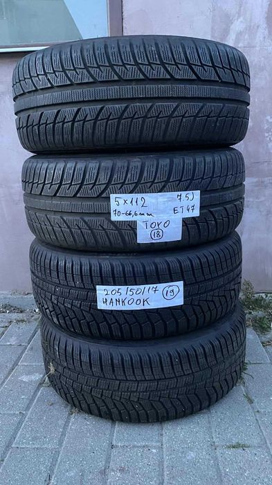 jante alu vw audi mercedes skoda  5x112 iarna 225 50 17 bune