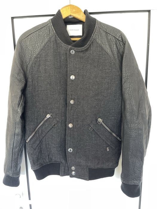 Pierre Balmain leather and cotton M