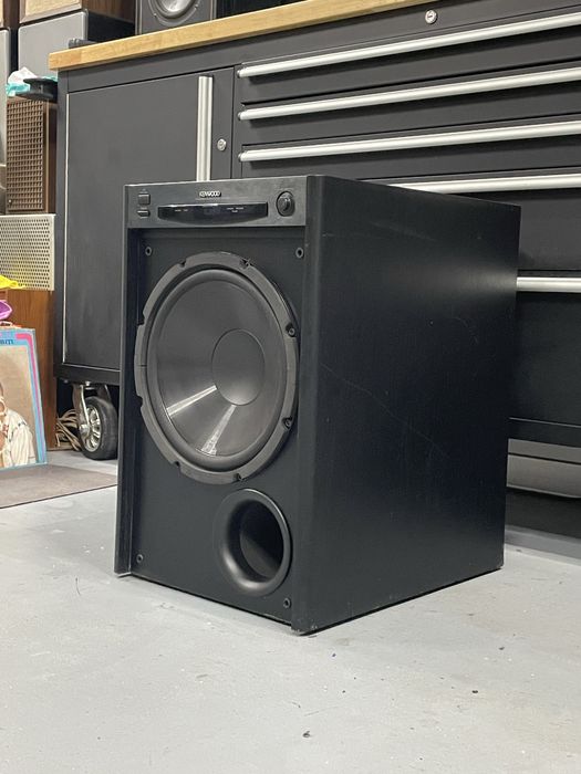 Subwoofer kenwood sw 501 difuzor 30cm subwoofer activ 150w rms