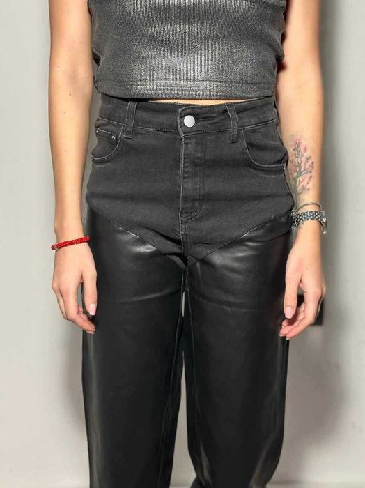 Продавам кожени дънки