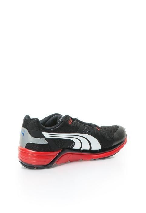 Cadoul ideal adidasi PUMA nr.44,5 pantof sport tenisi negru/rosu cutie