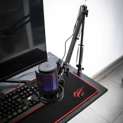 Havit Gamenote GK50 Pro RGB — микрофон с пантографом. Есть доставка